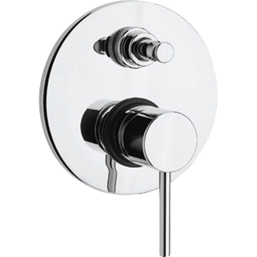 Miscelatore doccia incasso con deviatore new disco cromo — Paini