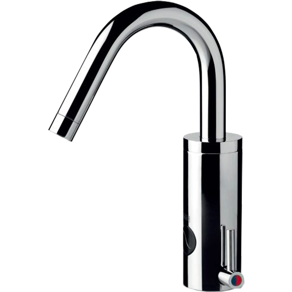 Miscelatore a fotocellula per lavabo con canna alta arco plus batteria 6V — DMP