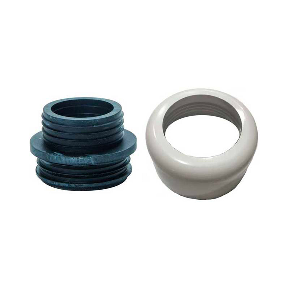 Morsetto combinato con coprimorsetto cromo - Ø48/58 mm — Pucci