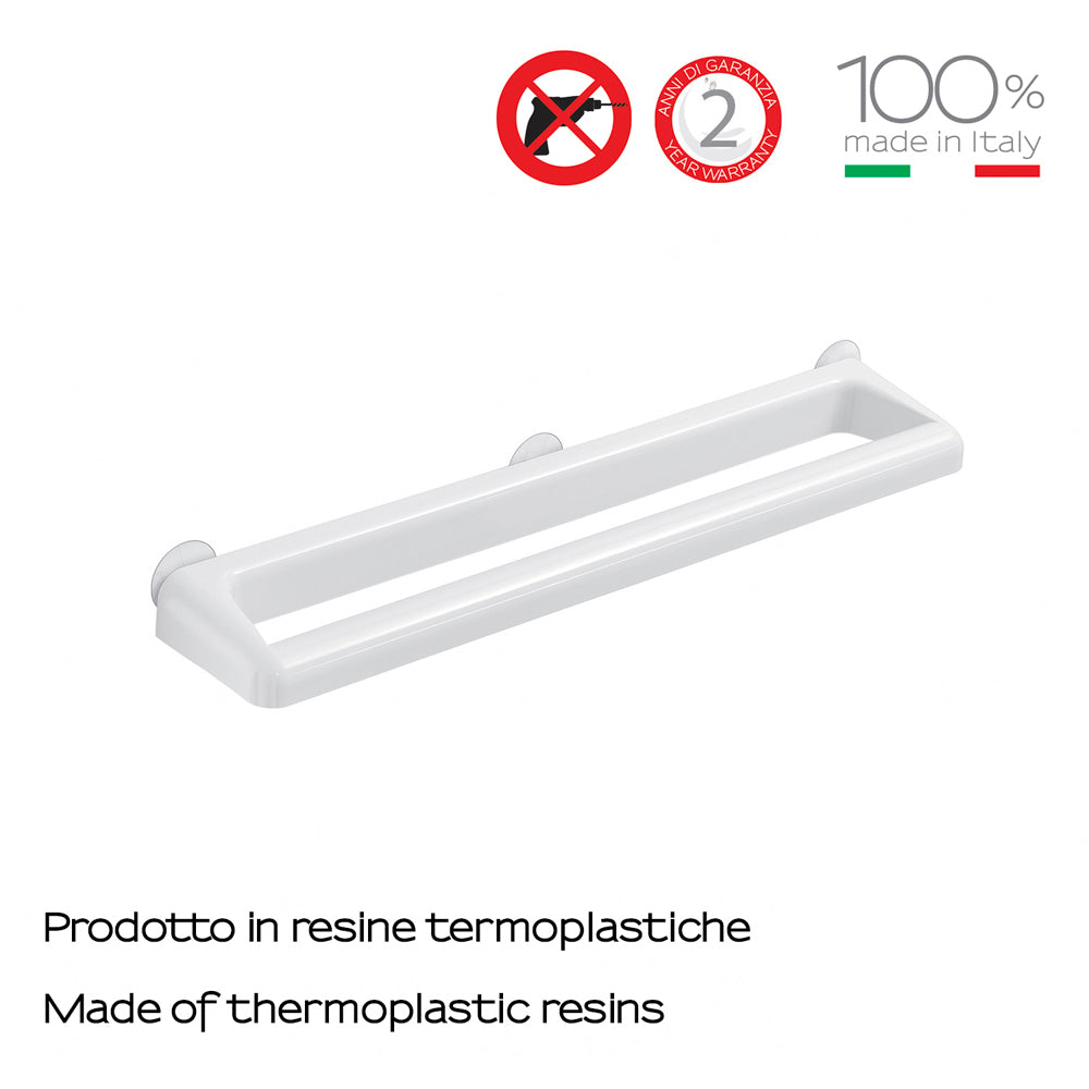 Portasalviette cm 55 junior serie 8000" bianco — GEDY