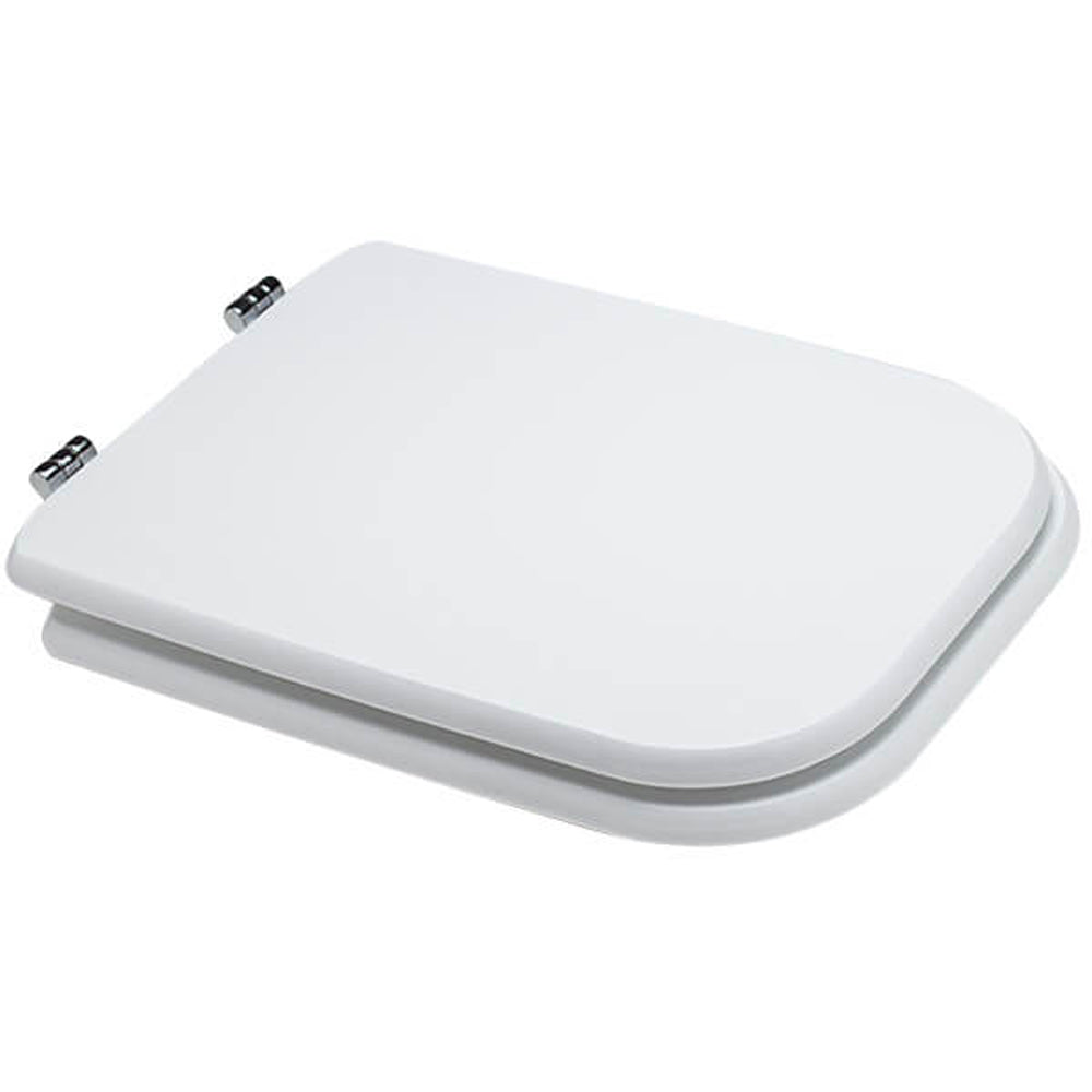 Sedile conca MDF laccato bianco - chiusura normale — Savini Due