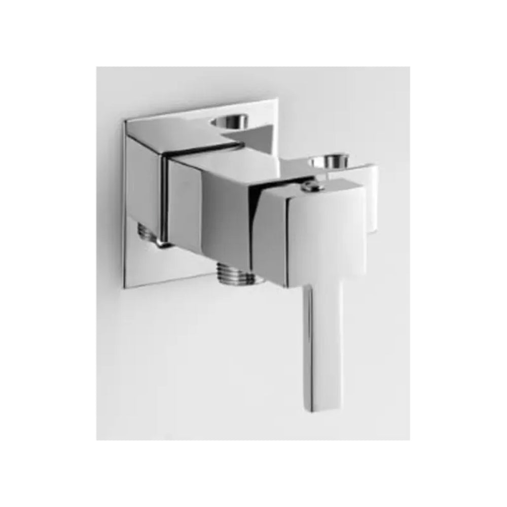 Miscelatore incasso quadrato con supporto integrato cromo - 1/2" m