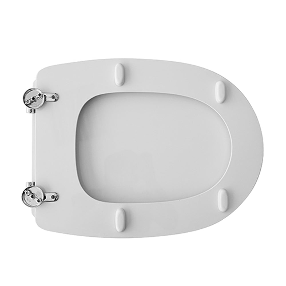 Sedile MDF poliesterato medea bianco - chiusura normale — SEBA