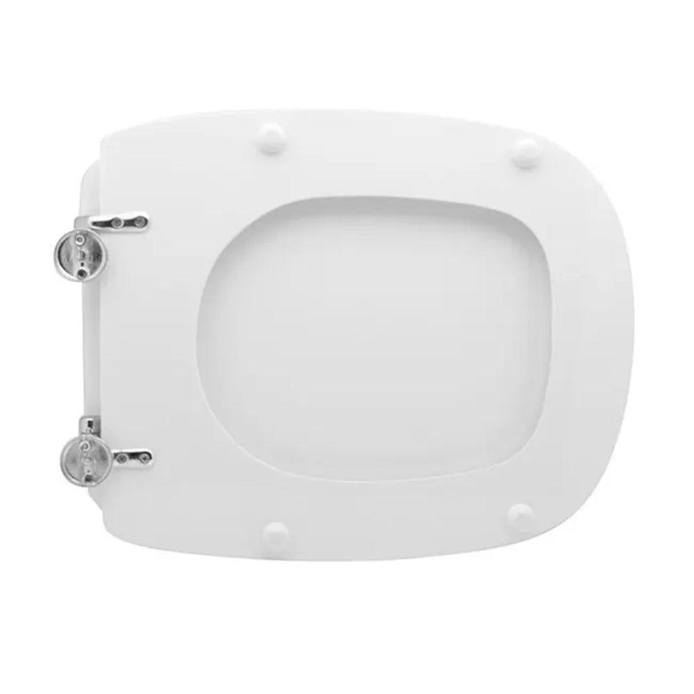 Sedile termoindurente duetto quadro bianco - chiusura normale — SEBA