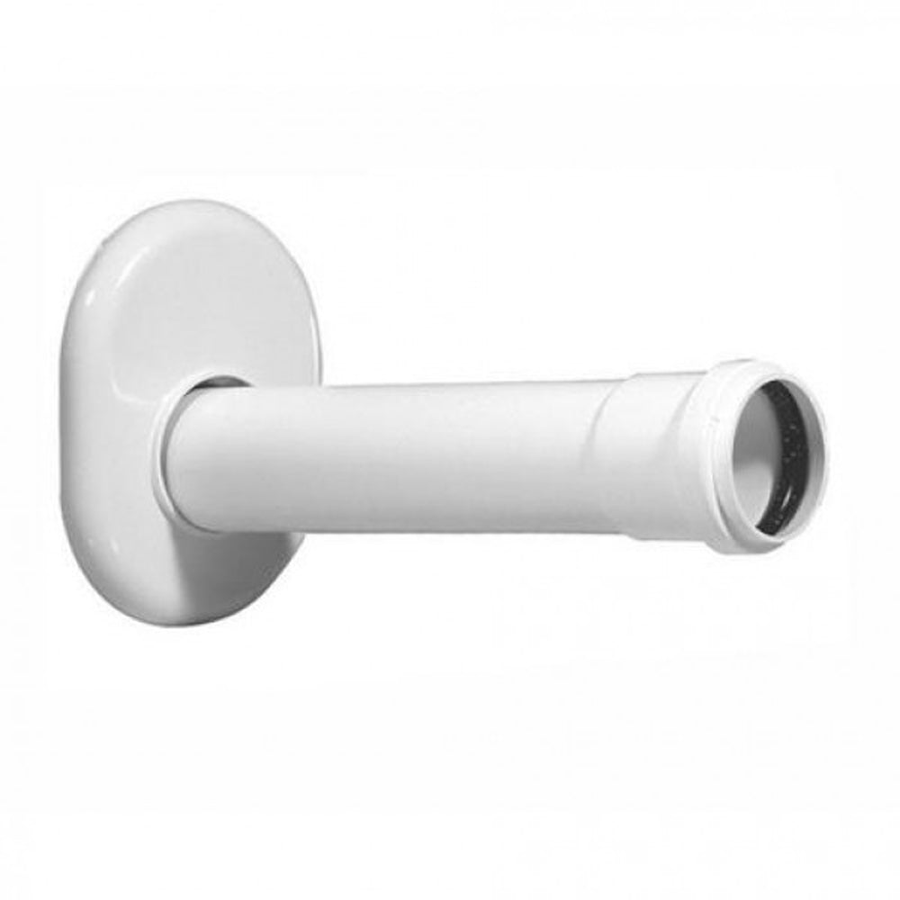 Canotto di scarico completo di rosone e o-ring 143 cromo - L.22 cm — Pucci