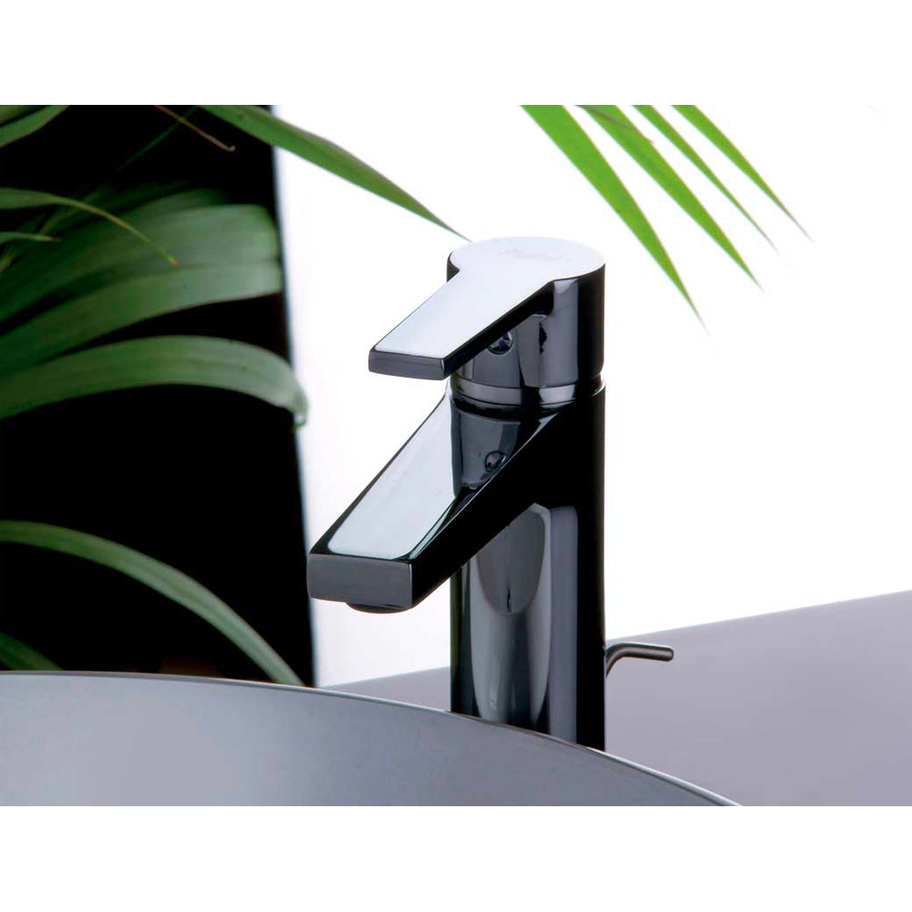 Miscelatore lavabo le MANS" con sistema energy saving cromo + piletta 1"1/4 — Paini