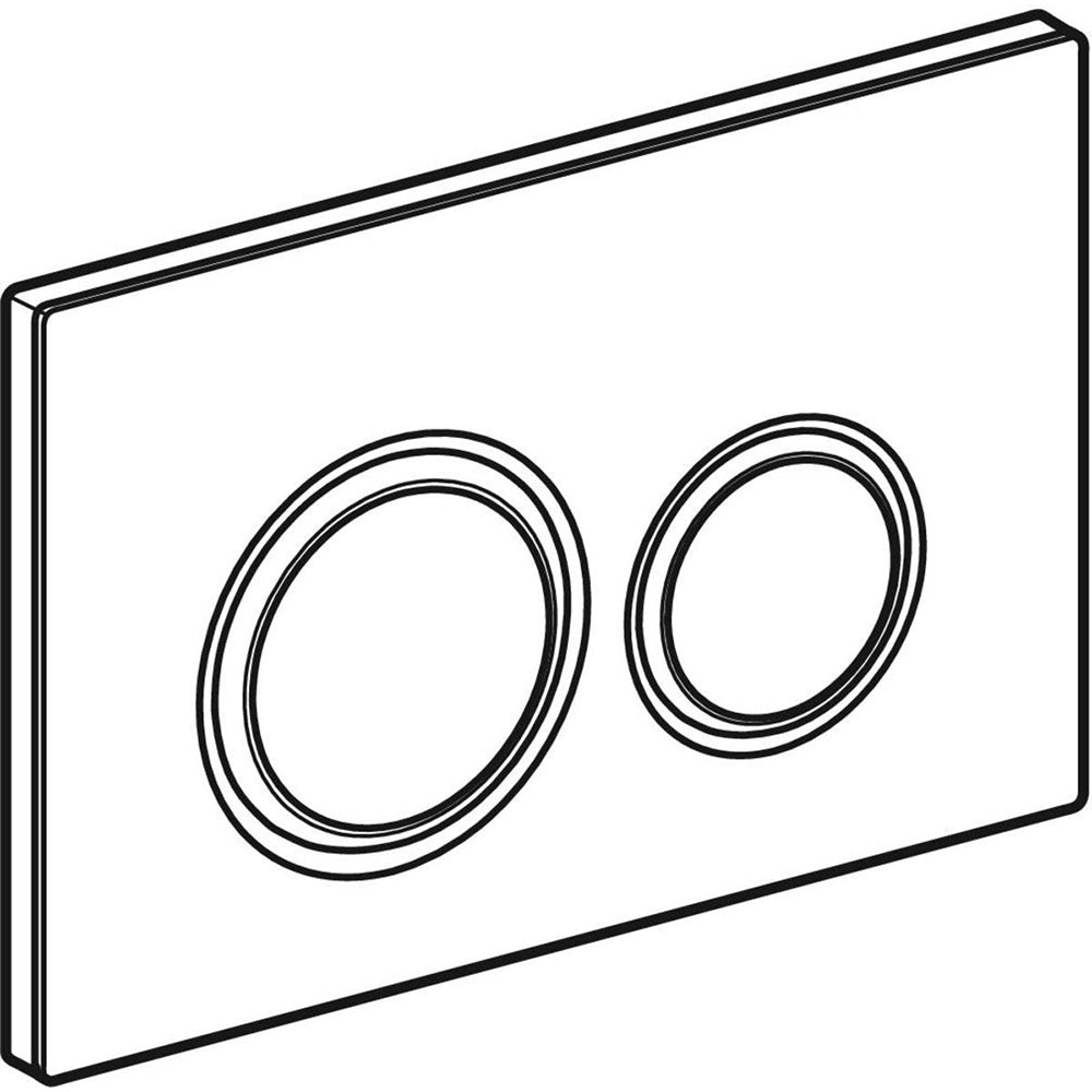 Placca di comando sigma 21" effetto cemento / oro rosso — Geberit