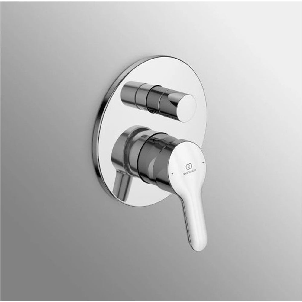 Miscelatore incasso doccia con deviatore alpha cromo — Ideal Standard