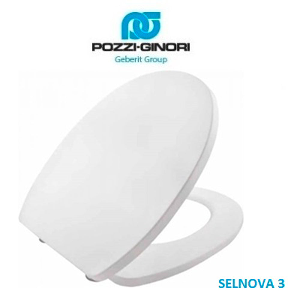 Sedile colato selnova 3 bianco — Sapal Copriwater