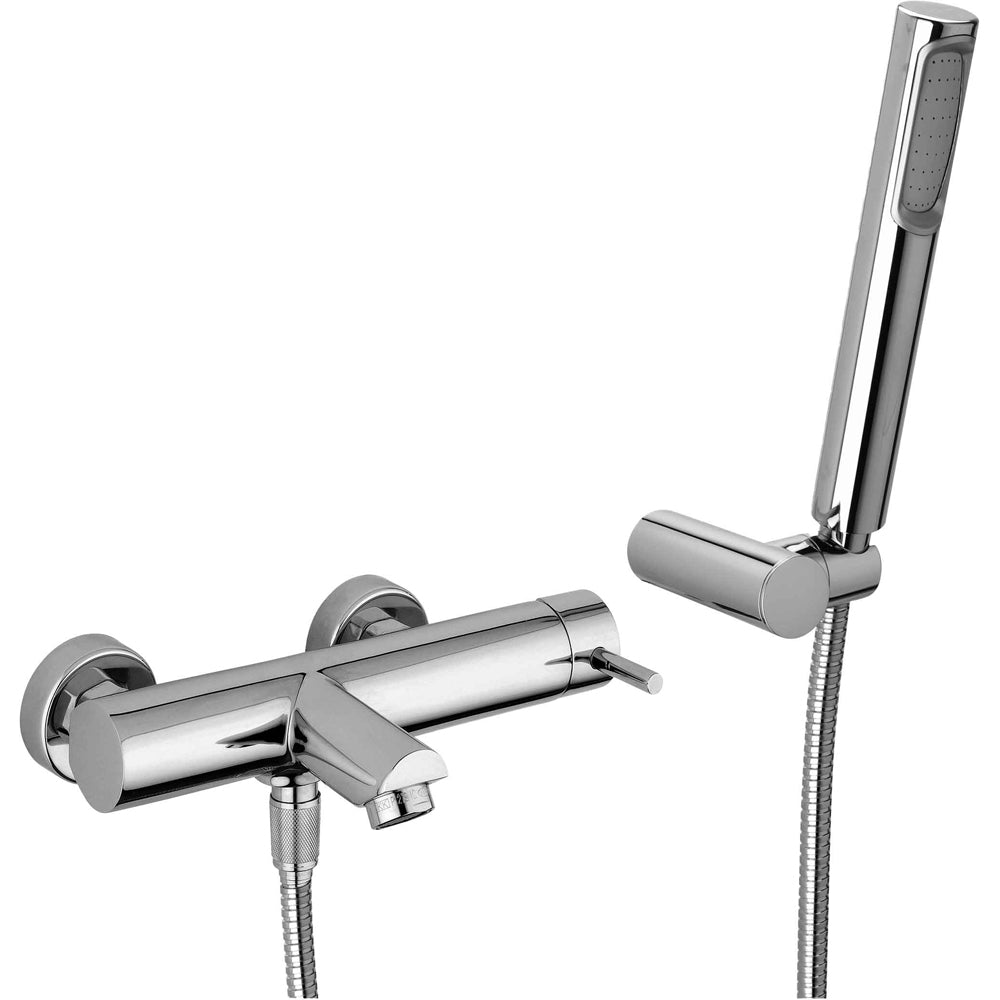 Miscelatore esterno vasca Stick cromo + set doccia — Paffoni