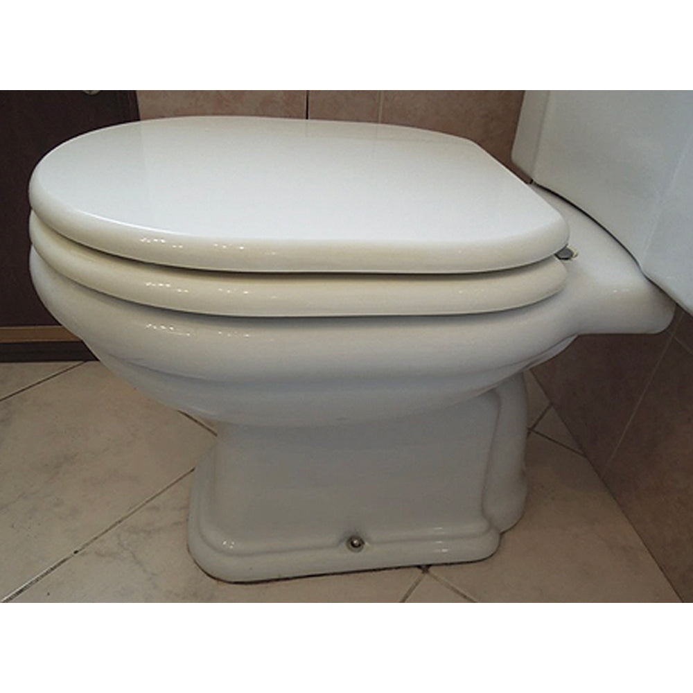 Sedile colato antica bianco — Sapal Copriwater