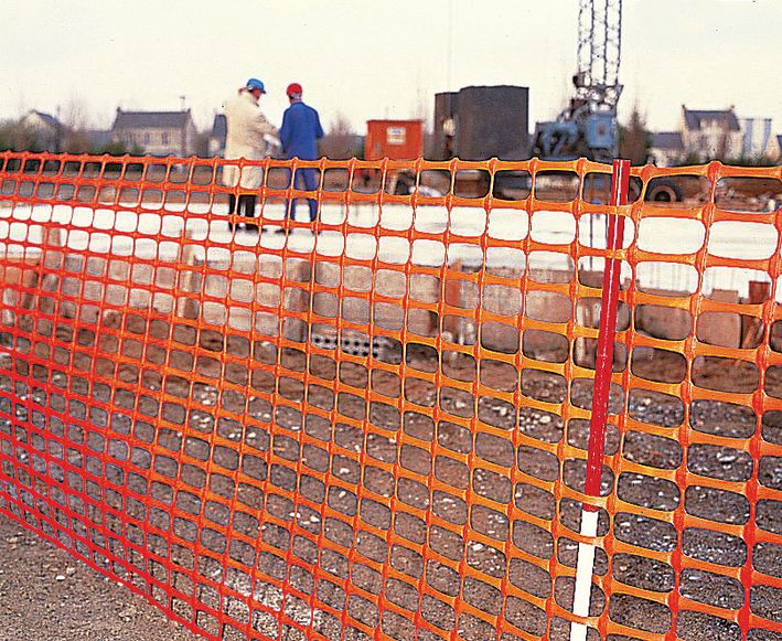 Rete di delimitazione cantiere pesante 1,2x50 mt — Cardinale