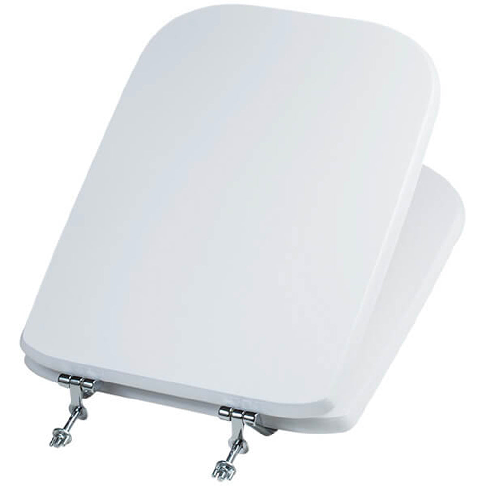 Sedile conca MDF laccato bianco - chiusura normale — Savini Due