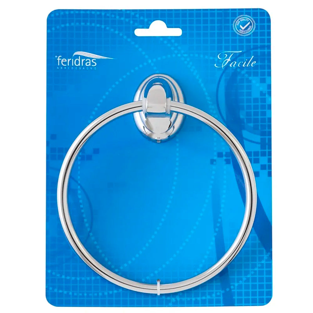 Portasalviette ad anello Facile cromo