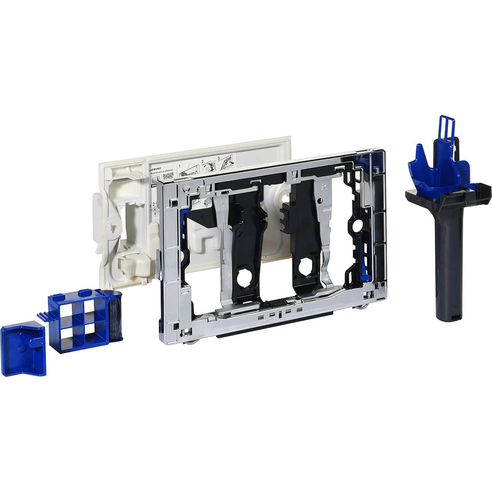 Sistema Duofresh Geberit con igienizzante per cassetta sigma 8 Cromato/lucido