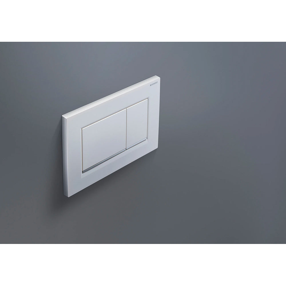 Placca di comando sigma 30" Bianco/Bianco Opaco/Bianco — Geberit