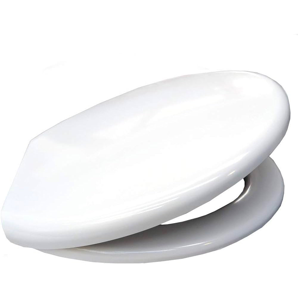 Sedile WC smeraldo universale MDF laccato bianco - chiusura normale — GEDY