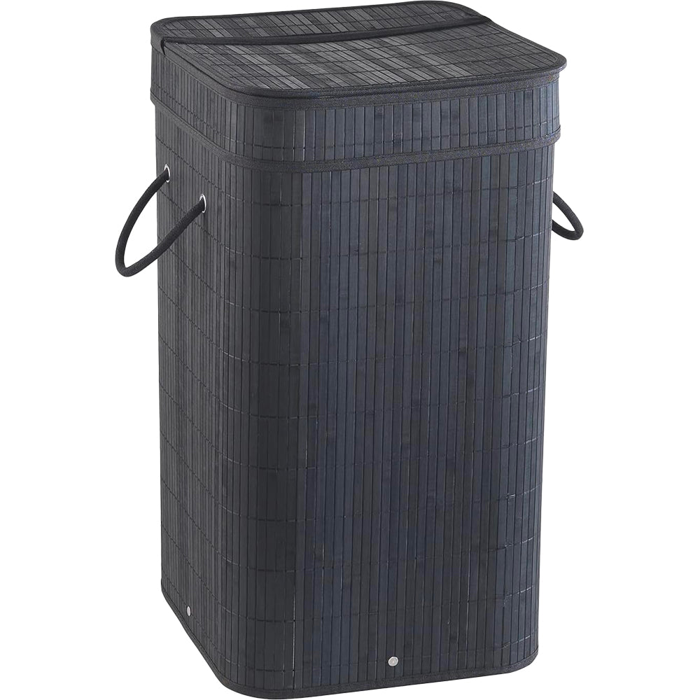 Cesto portabiancheria Tatami nero — GEDY