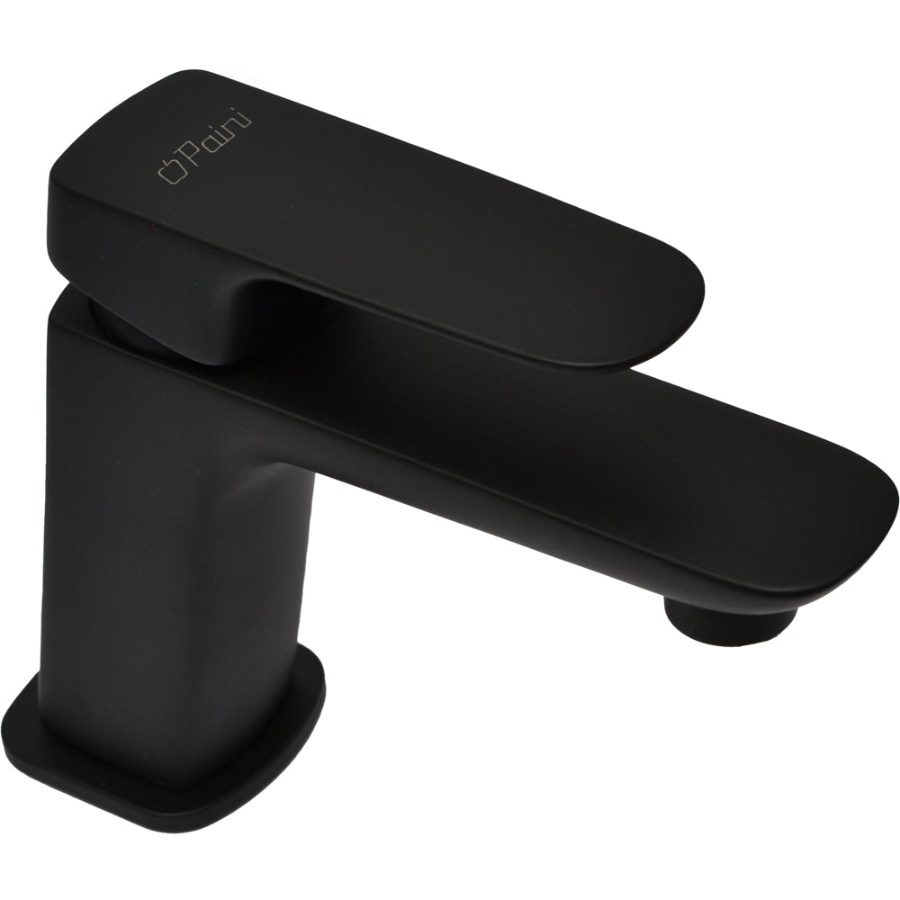 Miscelatore lavabo Nove nero opaco + piletta 1"1/4 — Paini