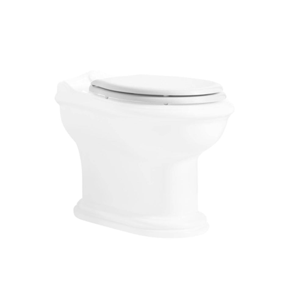 Sedile colato giunone bianco - chiusura normale — Sapal Copriwater