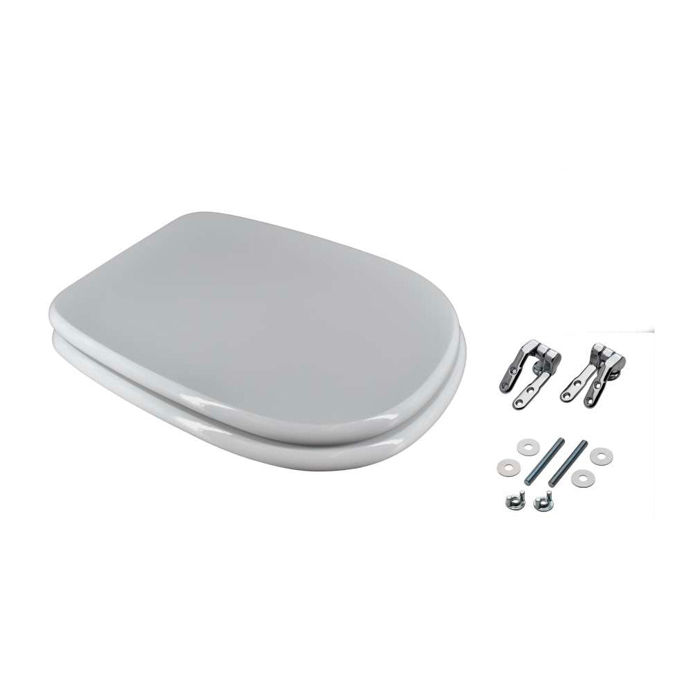 Sedile MDF poliesterato tesi bianco - chiusura normale — SEBA