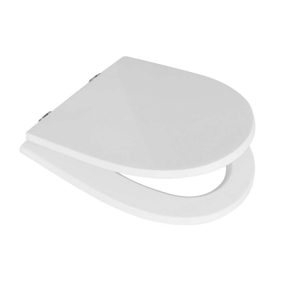 Sedile MDF poliesterato baia bianco - chiusura normale — SEBA