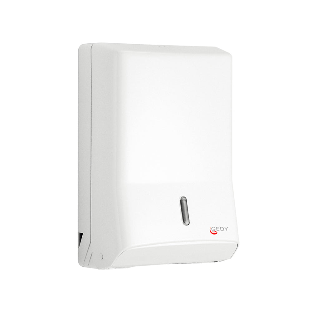 Distributore salviette di carta piegate bianco — GEDY