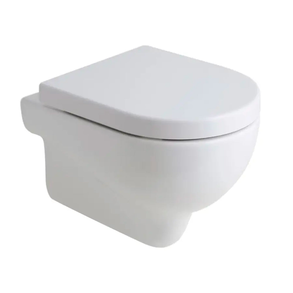 Sedile MDF poliesterato nuvola bianco - chiusura normale — SEBA