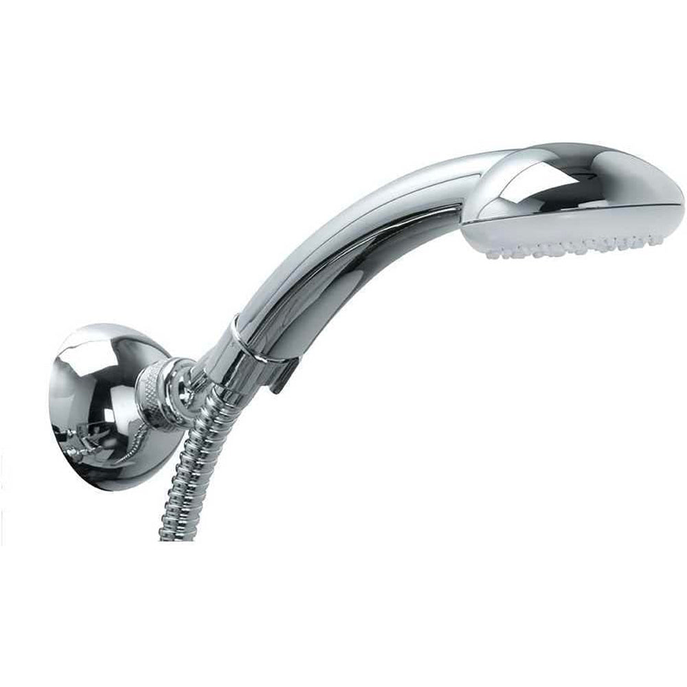 Miscelatore esterno vasca Blu cromo + set doccia — Paffoni