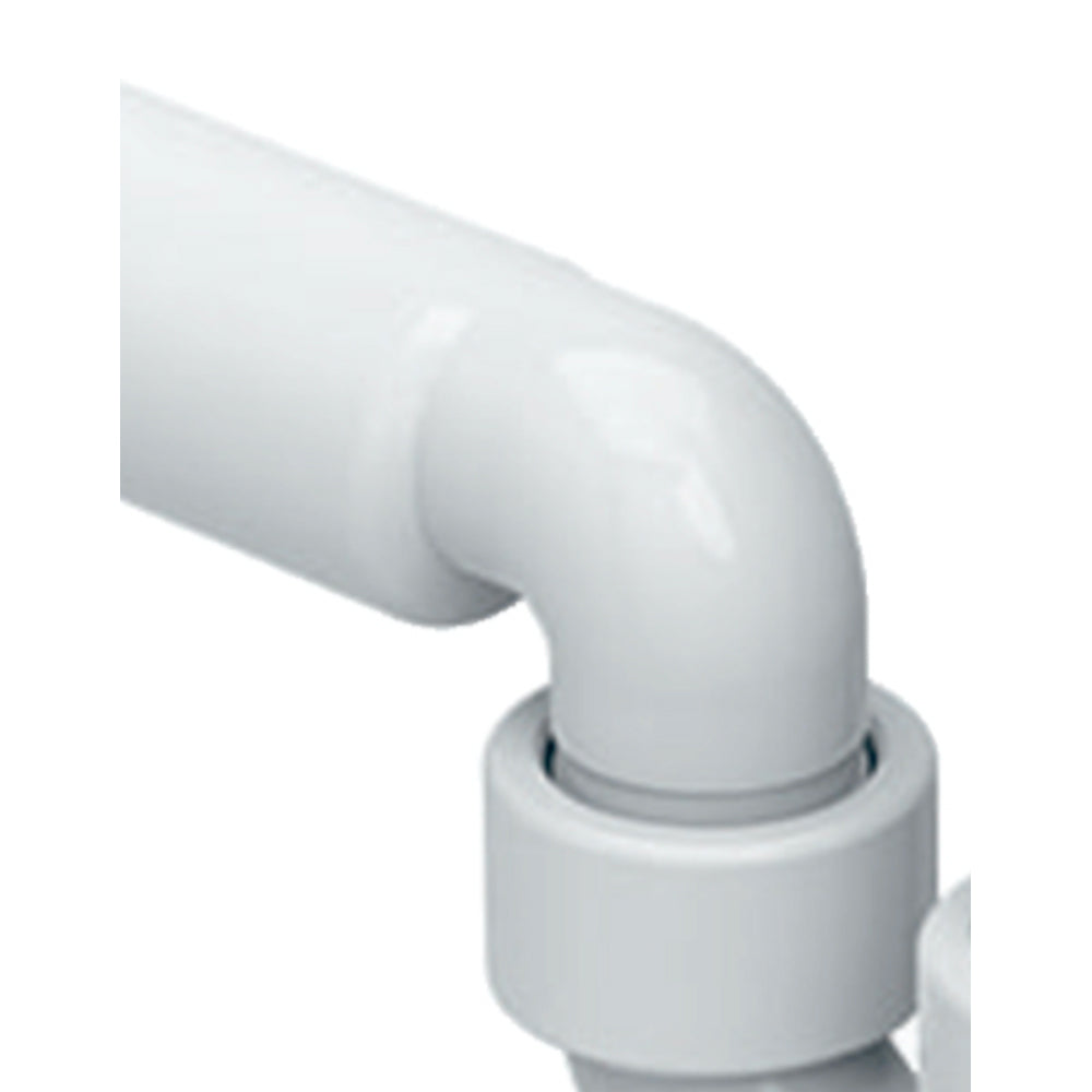 Sifone per bidet orientabile cromo lucido - Ø40 x 1"1/4 — Geberit
