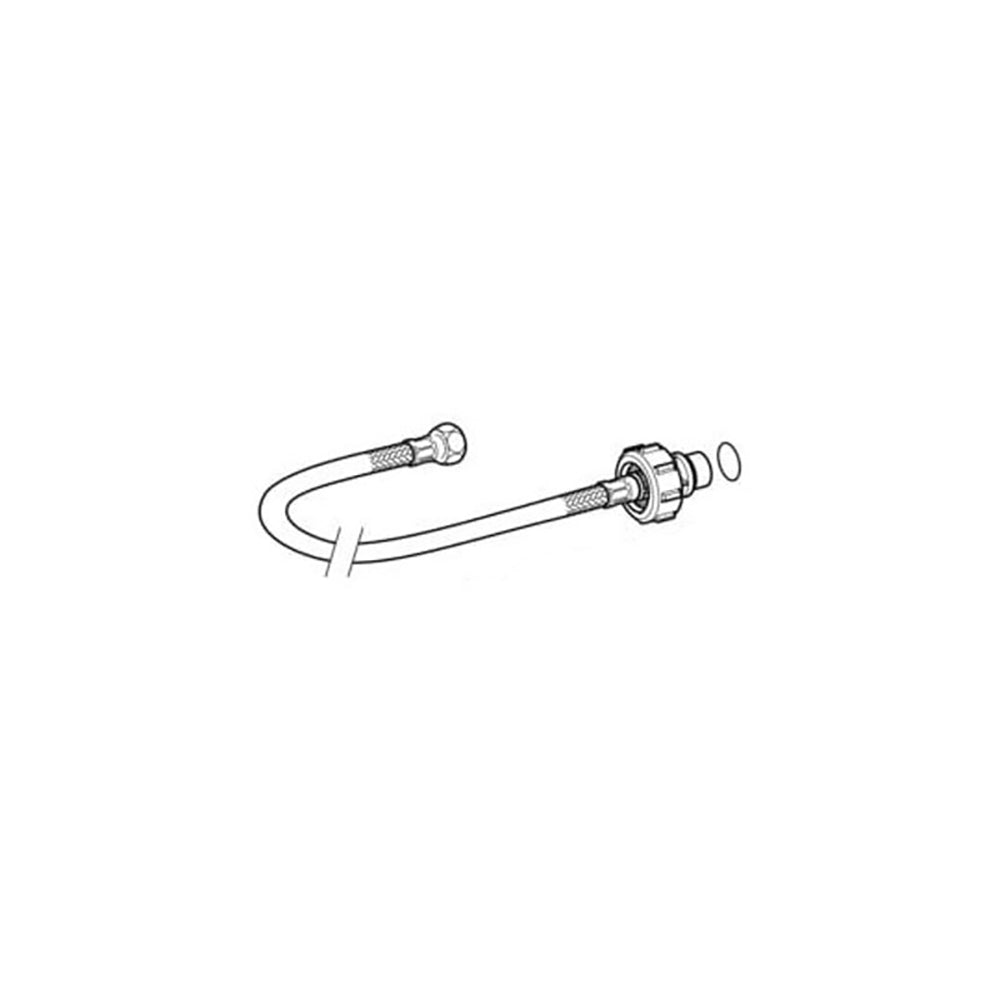 Flessibile per rubinetto galleggiante tipo 380" Geberit con dado