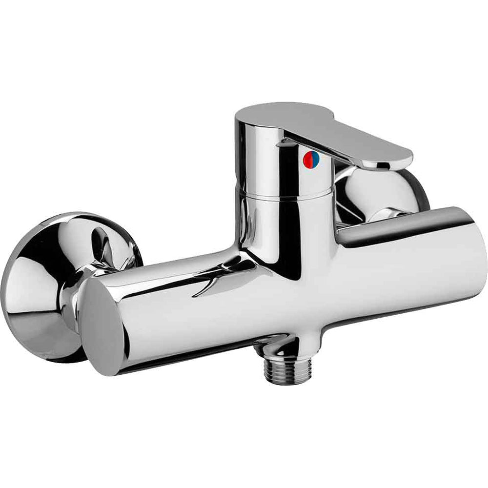 Miscelatore doccia esterno Blu cromo - 1/2" — Paffoni