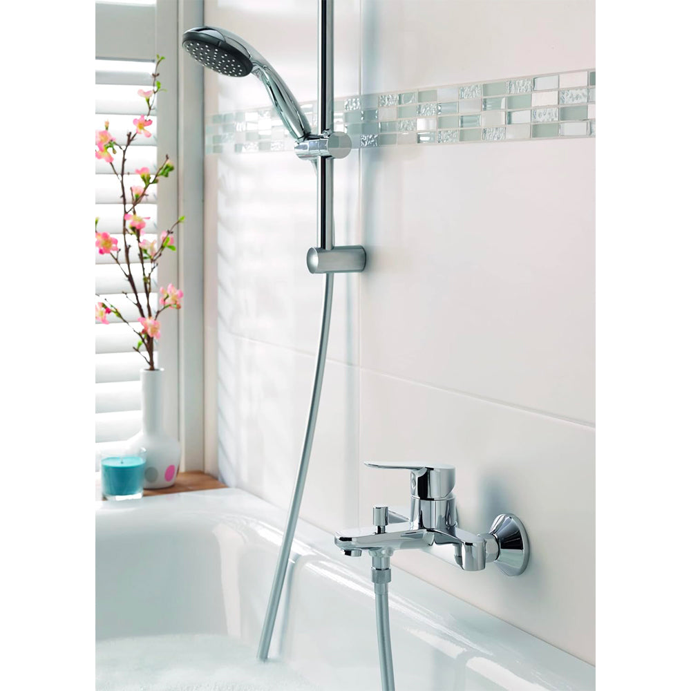 Miscelatore vasca esterno eurosmart NEW" cromo + set doccia — Grohe