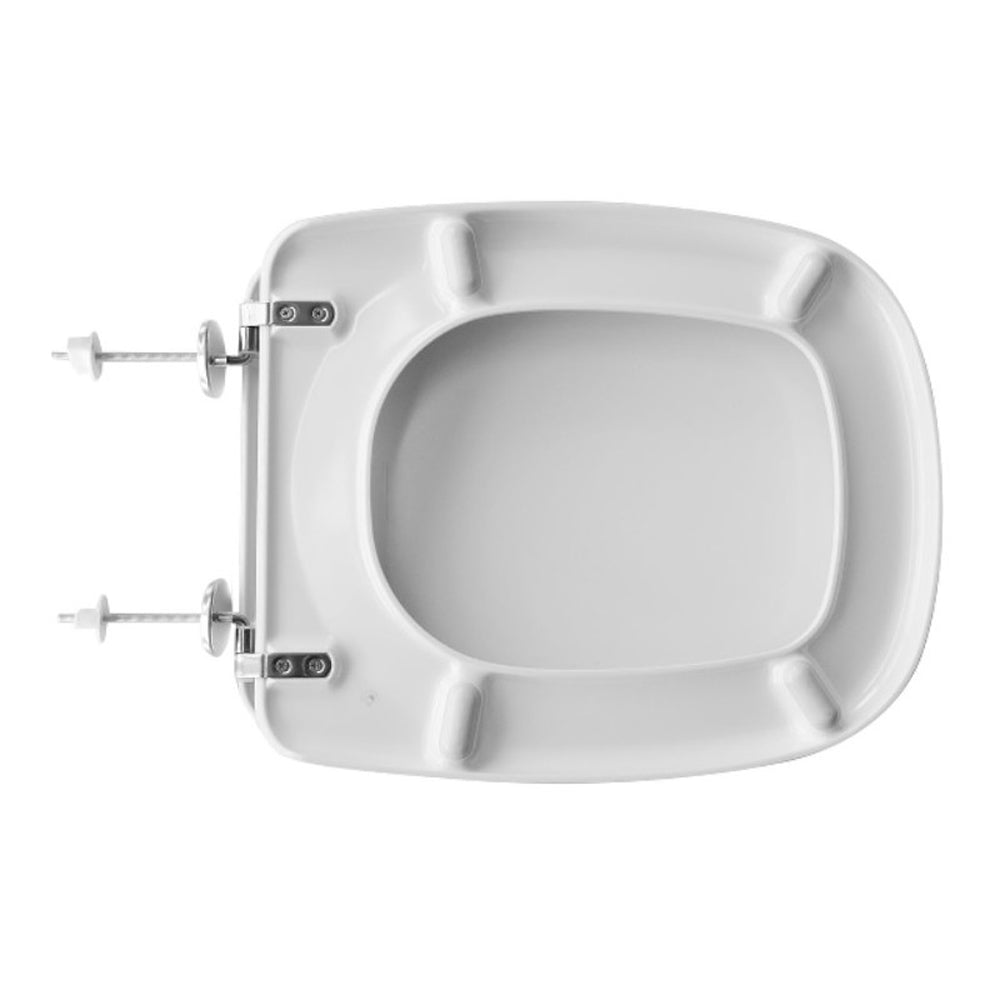 Sedile MDF poliesterato gemma 2 bianco - chiusura normale — SEBA