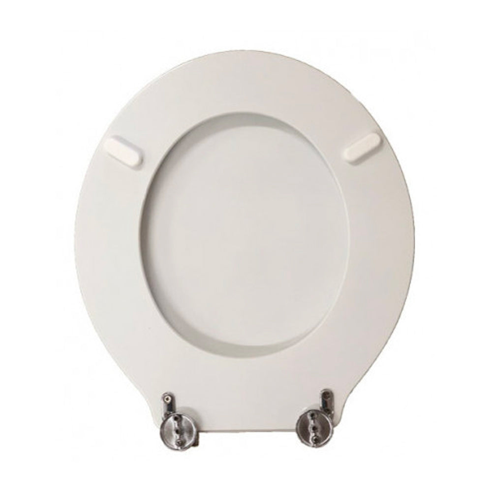 Sedile MDF poliesterato classica bianco - chiusura normale — SEBA