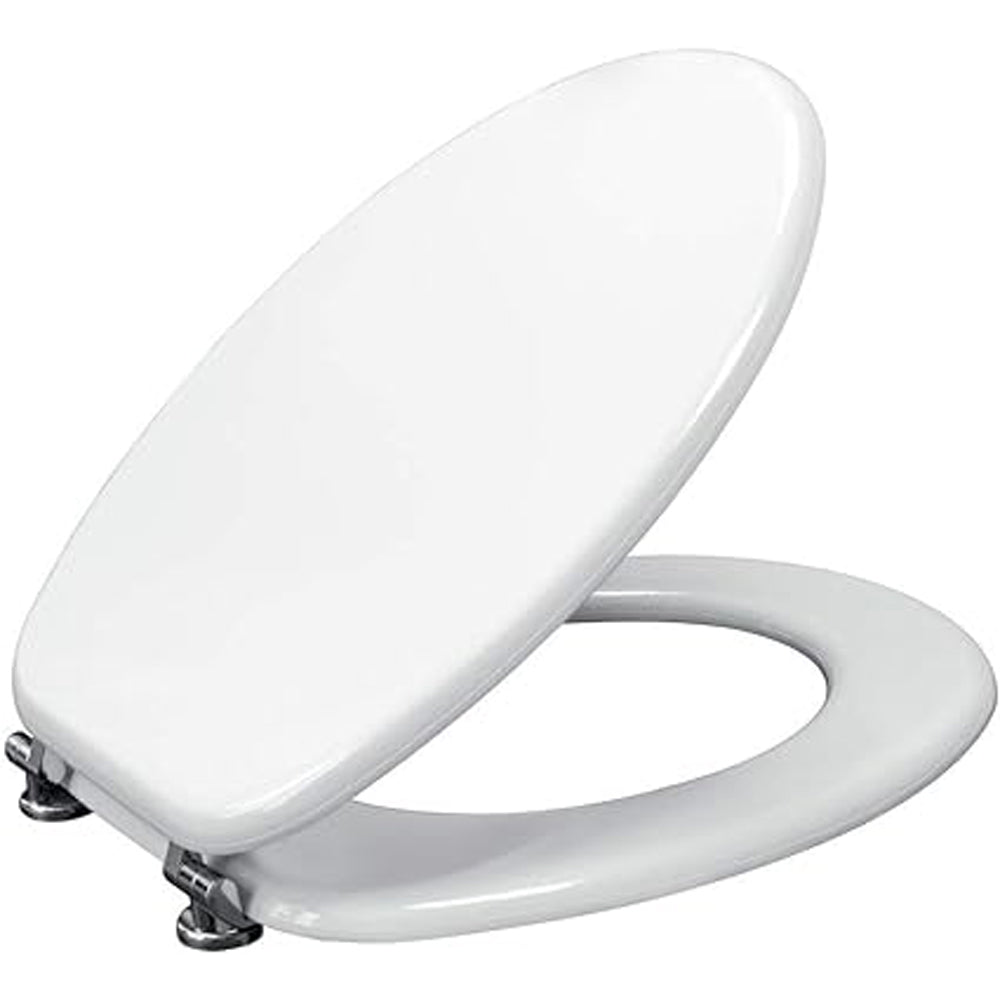 Sedile MDF poliesterato universale bianco - chiusura normale — SEBA