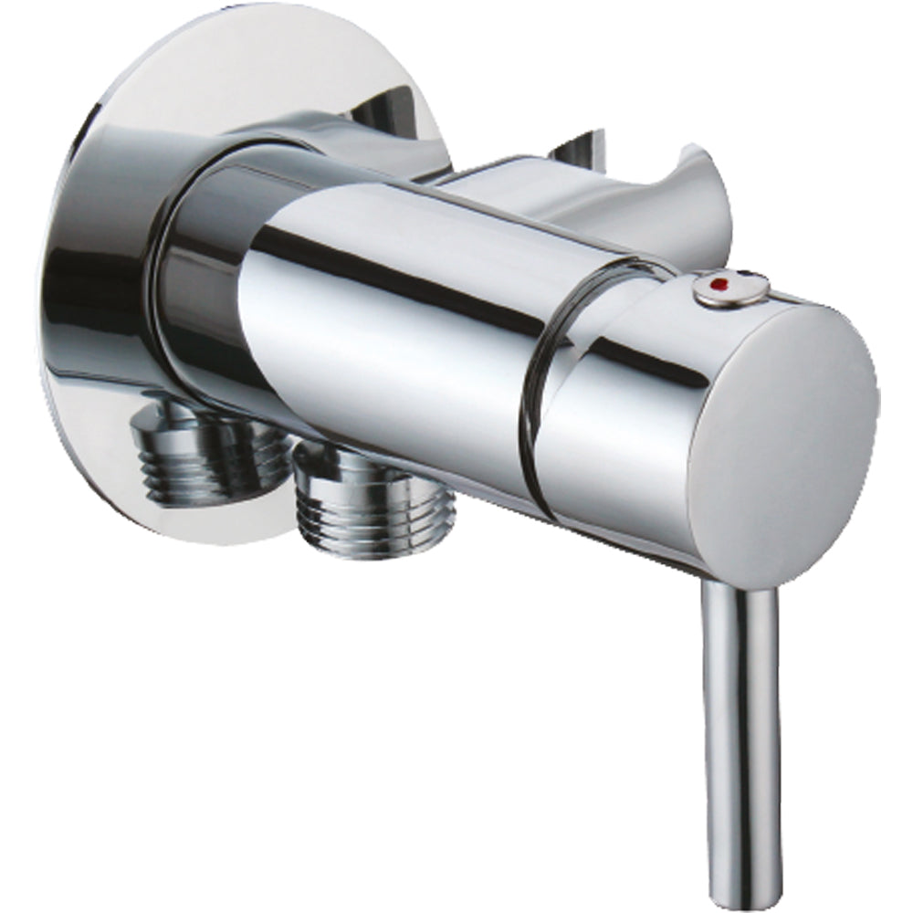 Miscelatore incasso tondo con supporto integrato cromo - 1/2" m