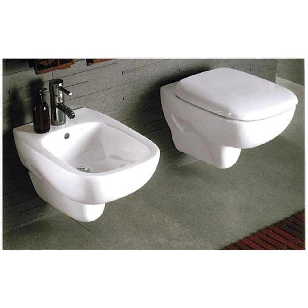 Sedile colato fantasia bianco — Sapal Copriwater