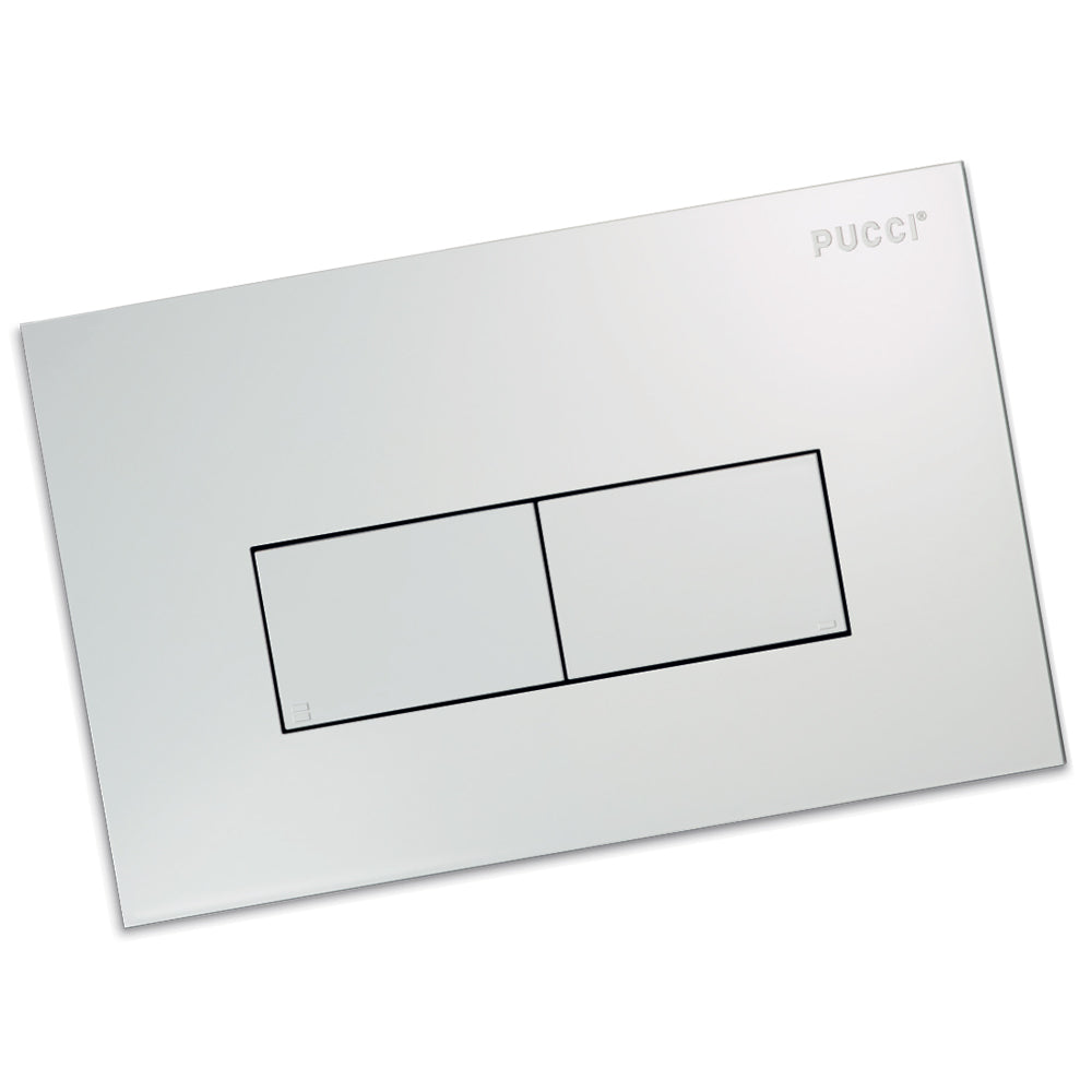 Placca di comando ECO LINEA" laminata in acciaio INOX — Pucci