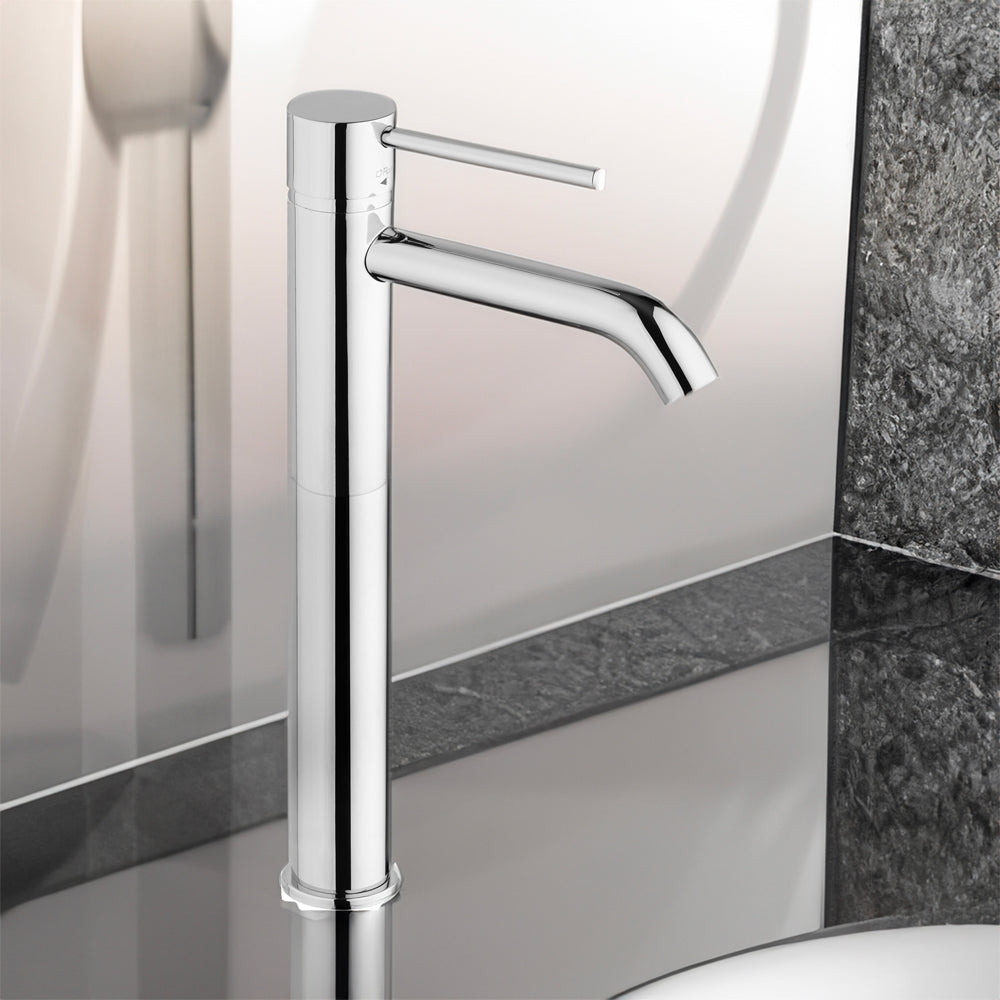 Miscelatore lavabo alto open new disco cromo — Paini