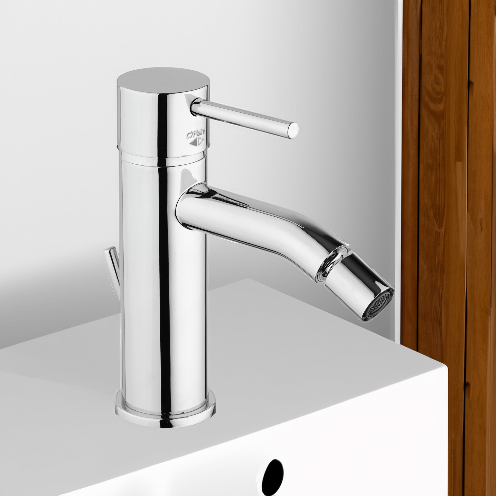 Miscelatore bidet open new DISCO" cromo + piletta 1"1/4 — Paini