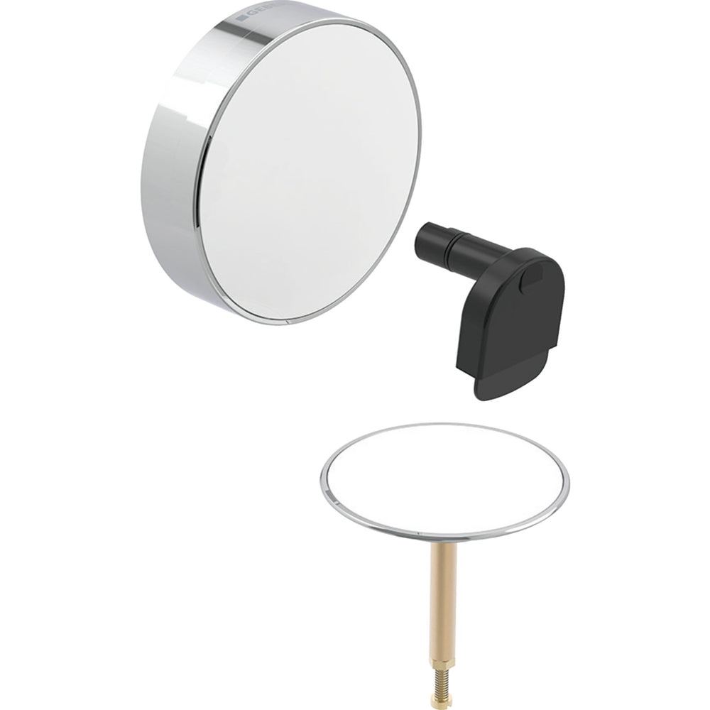 Accessori di completamento Split Ø52 per colonna vasca 50348 Bianco/Cromo — Geberit