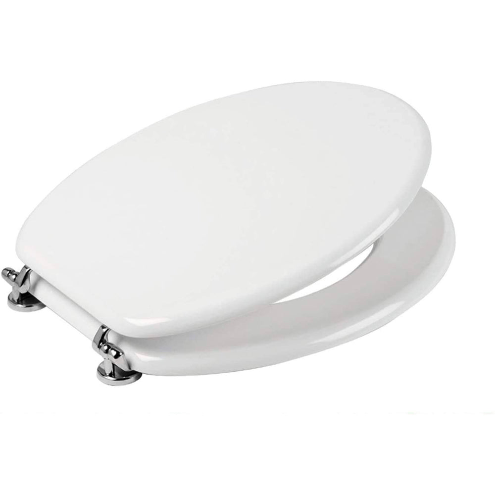 Sedile MDF poliesterato baia bianco - chiusura normale — SEBA