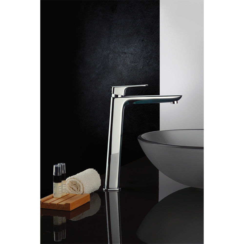 Miscelatore lavabo alto Nove nero opaco — Paini