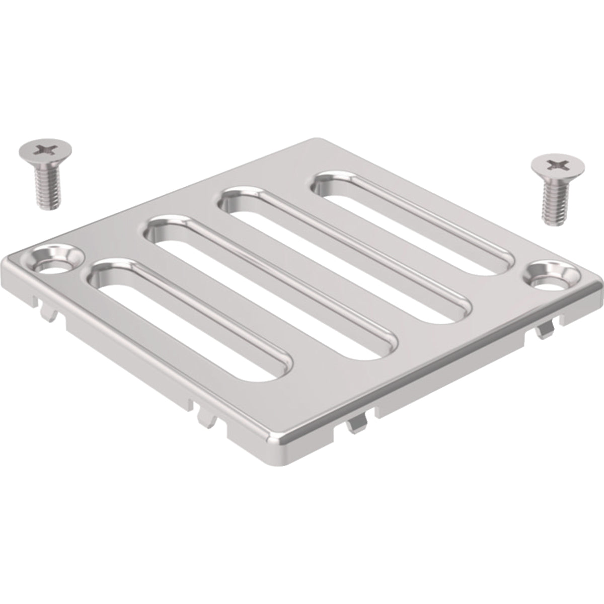 Griglia INOX per sifone doccia avvitata 8x8 cm — Geberit