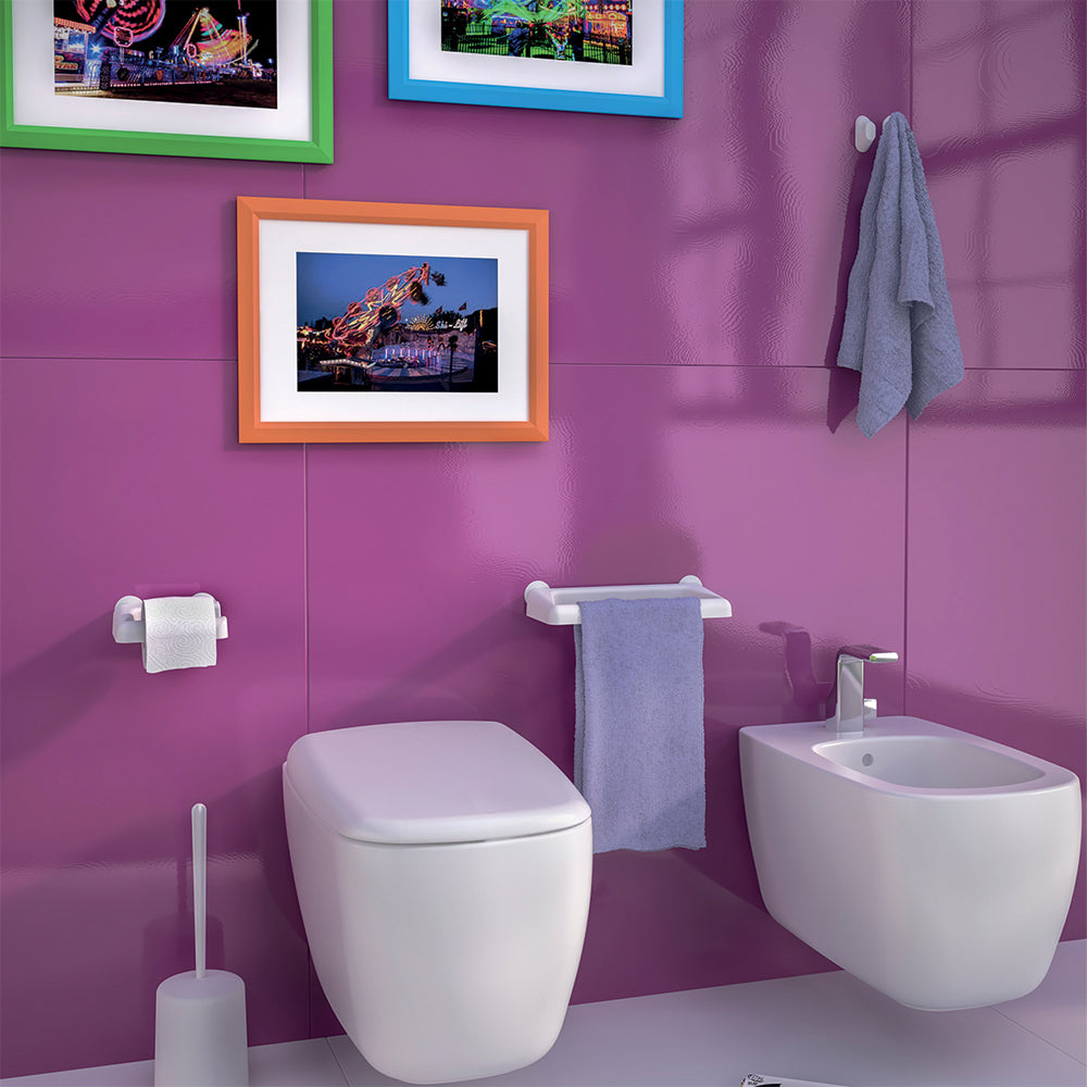 Portarotolo aperto junior serie 8000" bianco — GEDY