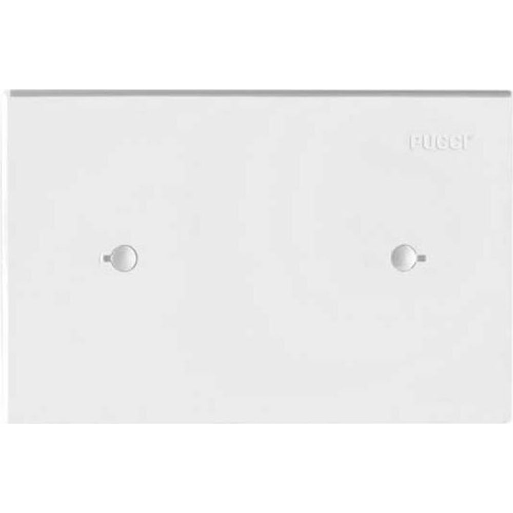 Placca cieca per cassetta incasso sara PNEUMATICA" acciaio INOX — Pucci