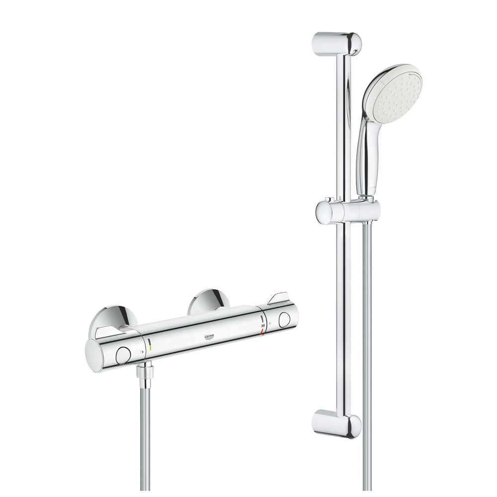 Grohtherm 800 + asta tempesta 1/2" — Grohe