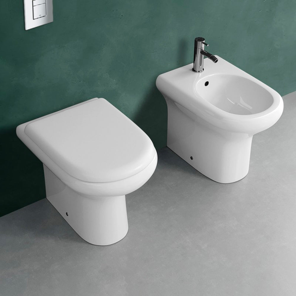 Sedile termoindurente compact bianco - chiusura rallentata — SEBA