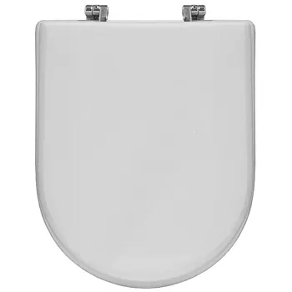 Sedile MDF poliesterato alpina bianco - chiusura normale — SEBA
